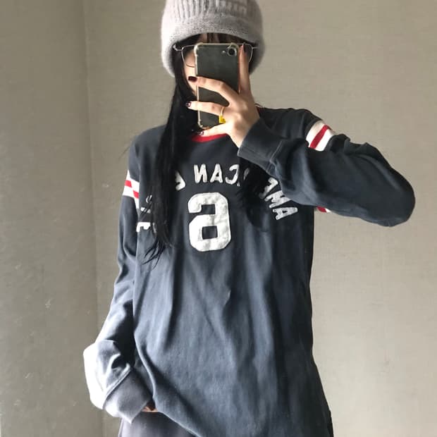 아메리칸이글 로고 롱슬리브
