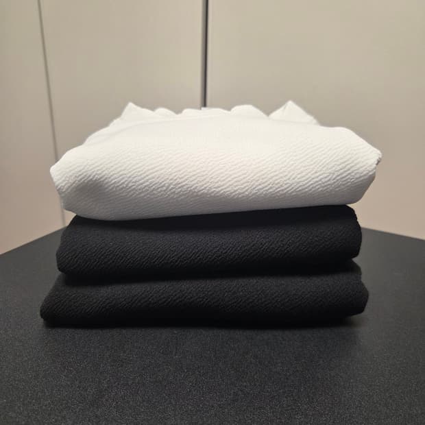 링클프리 반팔 티셔츠 3벌 일괄 세트 L(100)