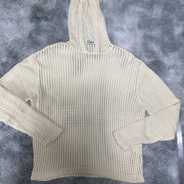 쿠어 그물 후드티 L사이즈 거의새것