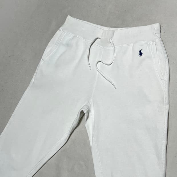 S 폴로랄프로렌 화이트 조거 팬츠