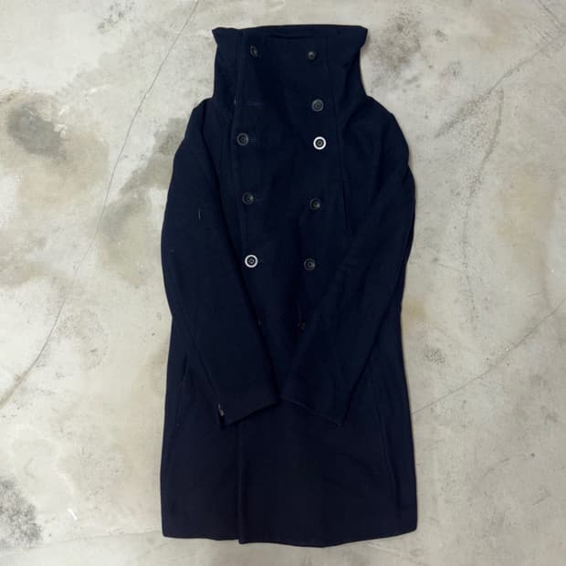 [2] The Viridi-Anne High Neck Wool Coat