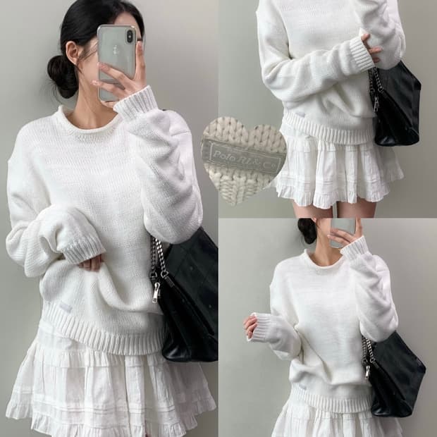 폴로 코튼 니트 