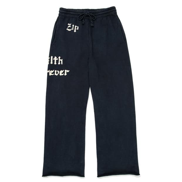 바우와우 23fw Bowwow Zip 데미지 스웻 팬츠 세인트미카엘 L