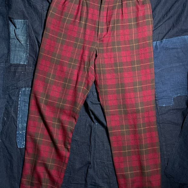 90‘s 폴로 랄프로렌 플래드 체크 울 팬츠 33