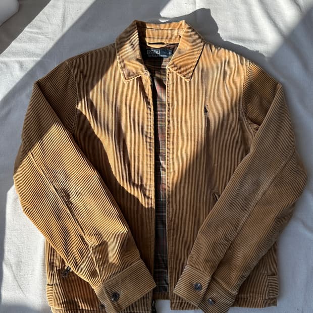 90s 폴로 코듀로이 해링턴 자켓 S