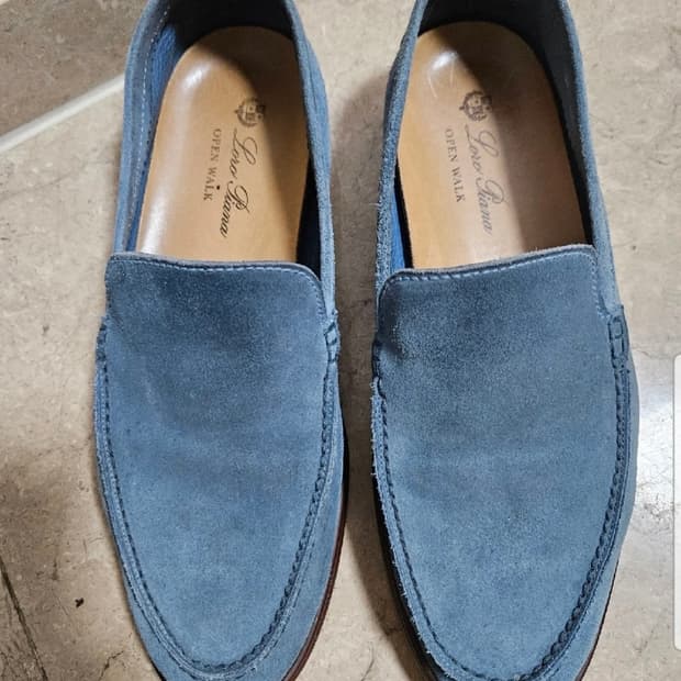 로로피아나 썸머워크 스웨이드 로퍼 남성 42