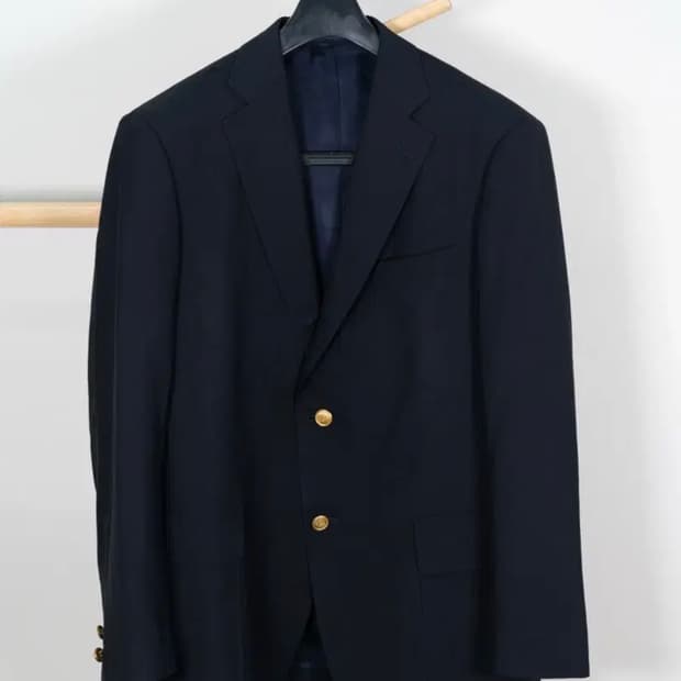 제이프레스 네이비 금장 자켓