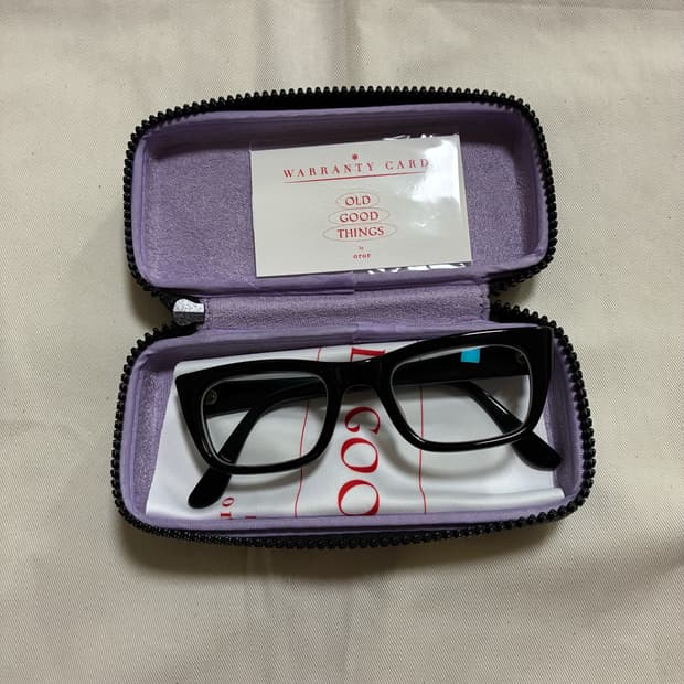 60s-70s 오스트리아 빈티지 뿔테 안경 올드굿띵즈 오르오르 아이웨어