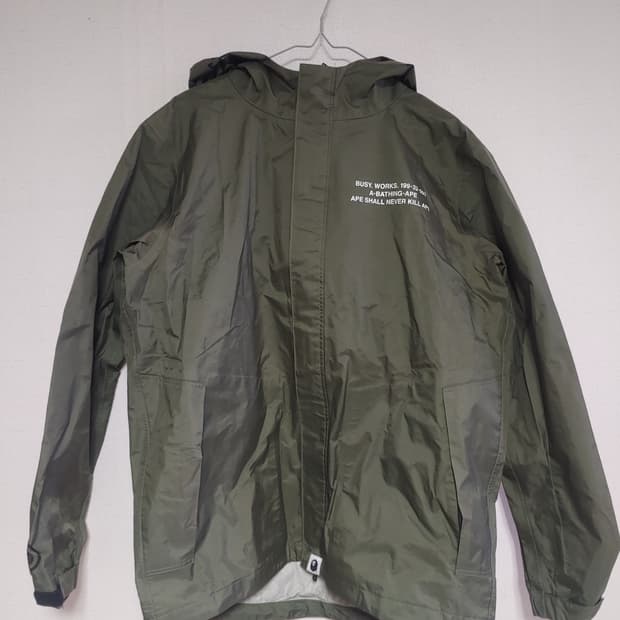 [L] 베이프 심실링 레인 샤크 자켓