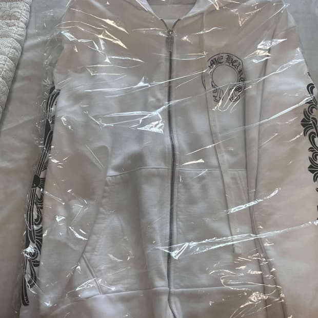 크롬하츠 홀스슈 플로랄 후드집업 M