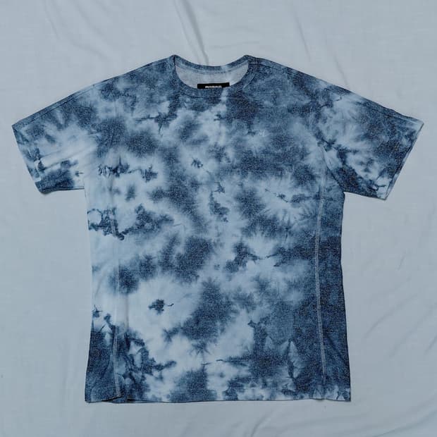 [M] 1PIU1UGUALE3 RELAX 타이다이 로고 자수 반팔 티셔츠