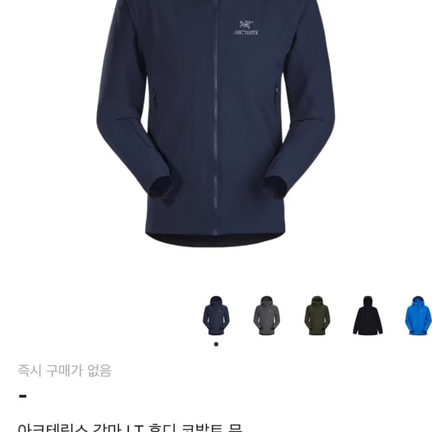 아크테릭스 바람막이 감마자켓