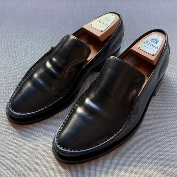 (255mm)  TOD’S 토즈 블랙 슬립온 드레스업 로퍼