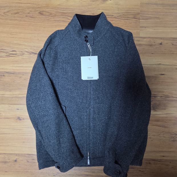 (1)포터리 울 해링턴자켓 멜란지그레이 새상품