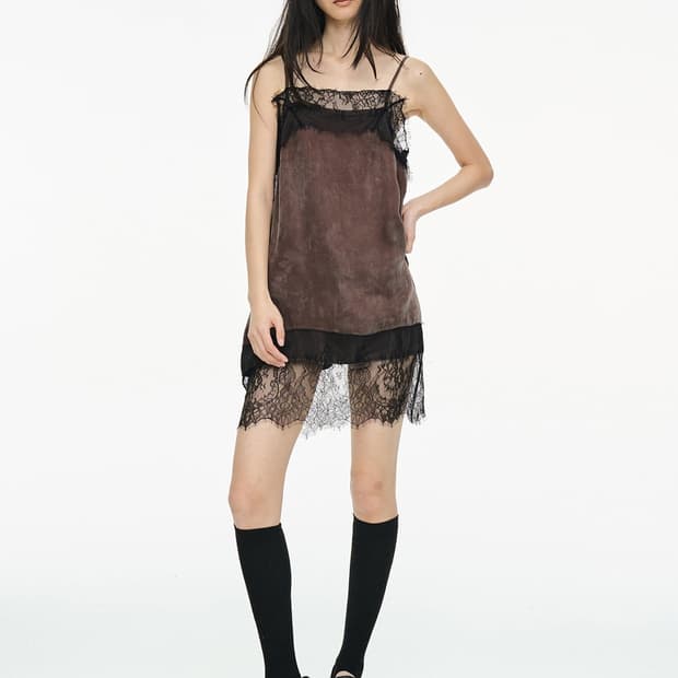 세릭 Lace Slip Dress 레이스 슬립 원피스 cerric