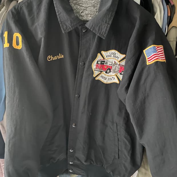 빈티지 미국 파이어맨 자켓 xl