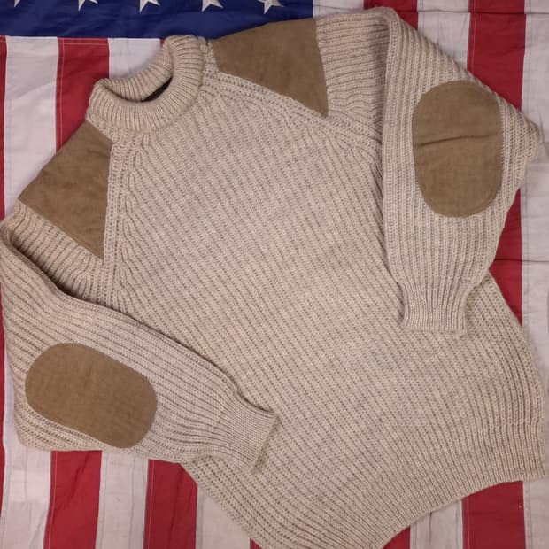 새제품 90's 오리지날 영국제조 Niffi 울 피션맨 니트