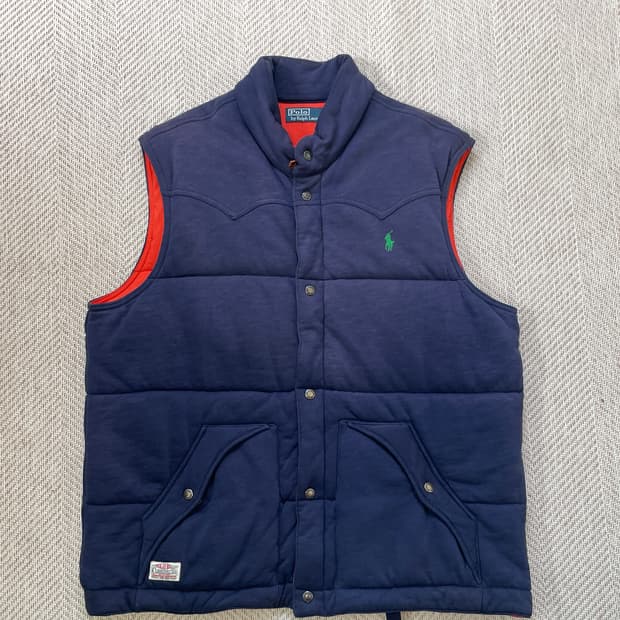 폴로 랄프로렌 퀼티드 코튼 웨스턴 네이비 베스트