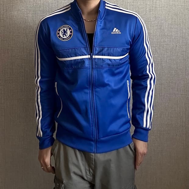 아디다스 13-14 첼시 블루 트랙탑 져지 100