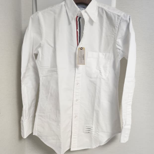 새상품) 톰브라운 옥스포드 삼선 화이트셔츠 2