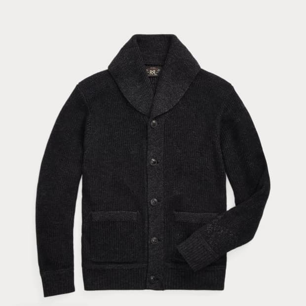 RRL 리페어드 숄카라 가디건 (L사이즈)