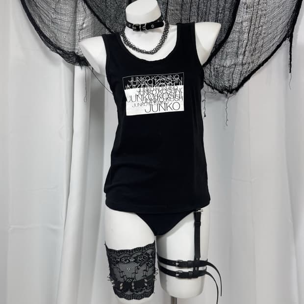 lettering sleeveless