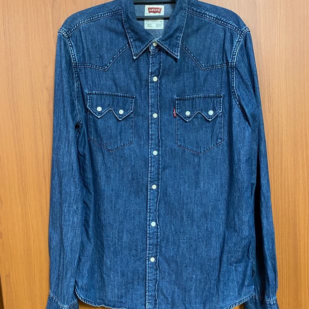 [LEVIS] 리바이스 웨스턴 데님 셔츠 M사이즈