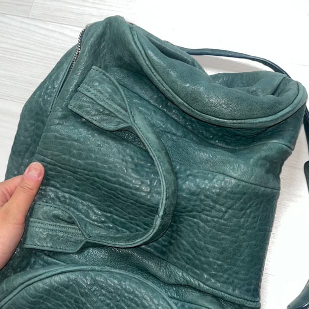 알렉산더왕 로코백 총알백 딥그린 희귀컬러
