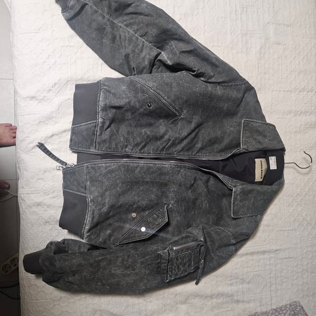 인사일런스 피그먼트 워시드 ma1 봄버 L