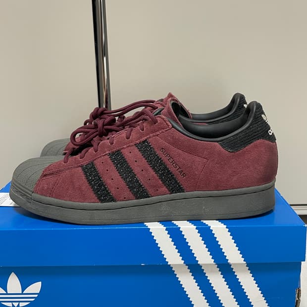 아디다스 슈퍼스타 쉐도우 레드 코어 블랙 250