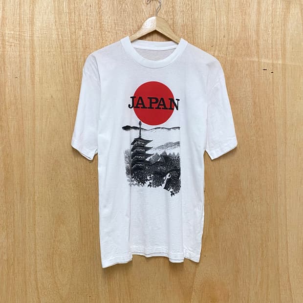 90s VTG japan t-shirt 90년대 일본 센소지 티셔츠