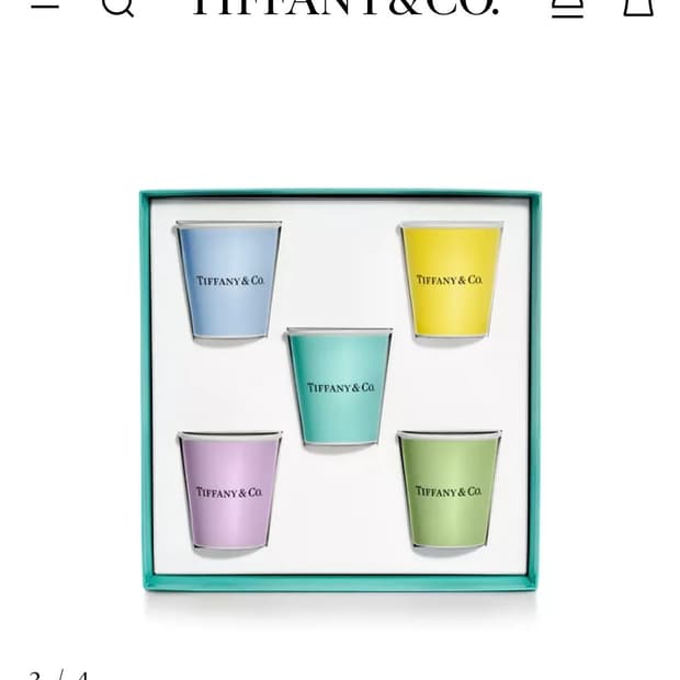 티파니앤코 컬러 컵 세트