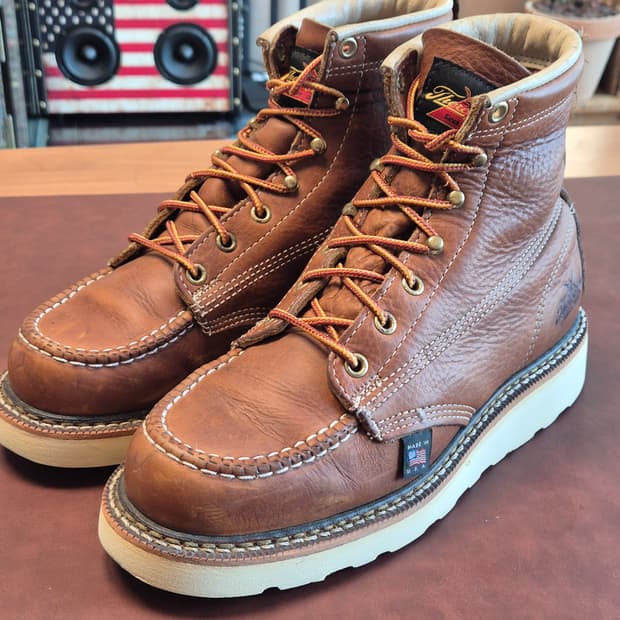 실착용1회  250-255(7D.US) 쏘로굿6인치 목토부츠 