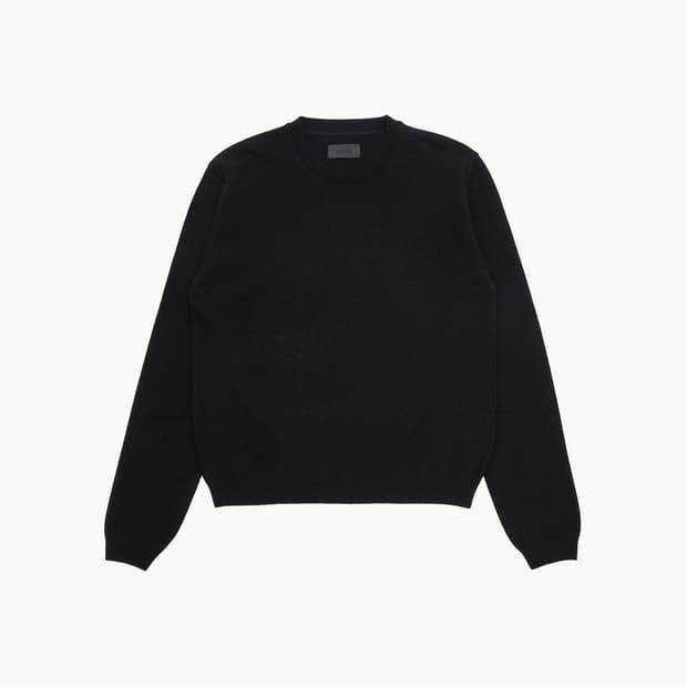 [3] 머듈 숏 니트 mudule short knit black