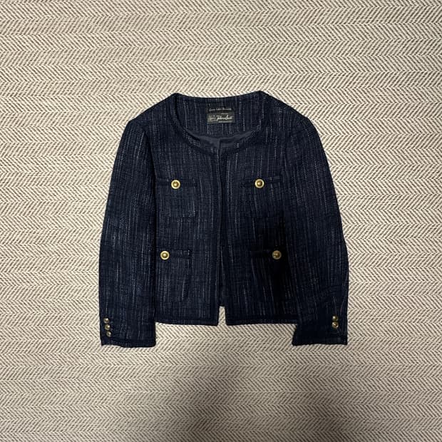 UNITED ARROWS italy fabric tweed jacket
