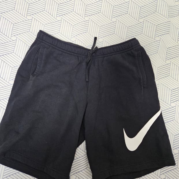 나이키 스우시 블랙 반바지 xl