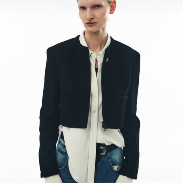 세터 여성 트위드자켓_S