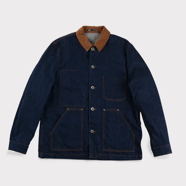 [L] 자라 데님 초어자켓