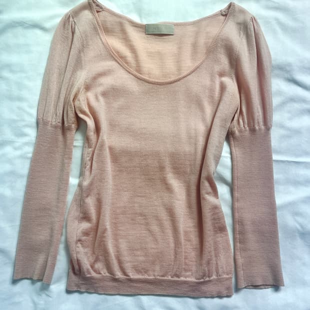 MINE puff shoulder top