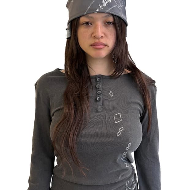 새상품) 오들리워크샵  5.2 Head Scarf, Ash