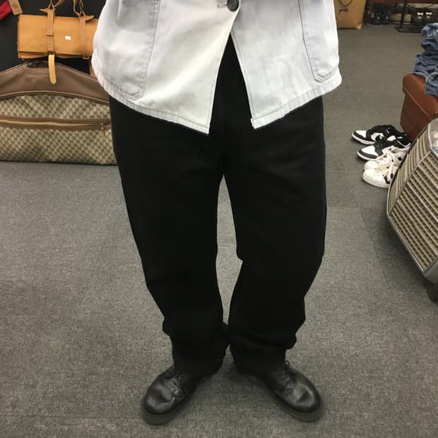 00s Levis 리바이스 505 흑청 데님팬츠