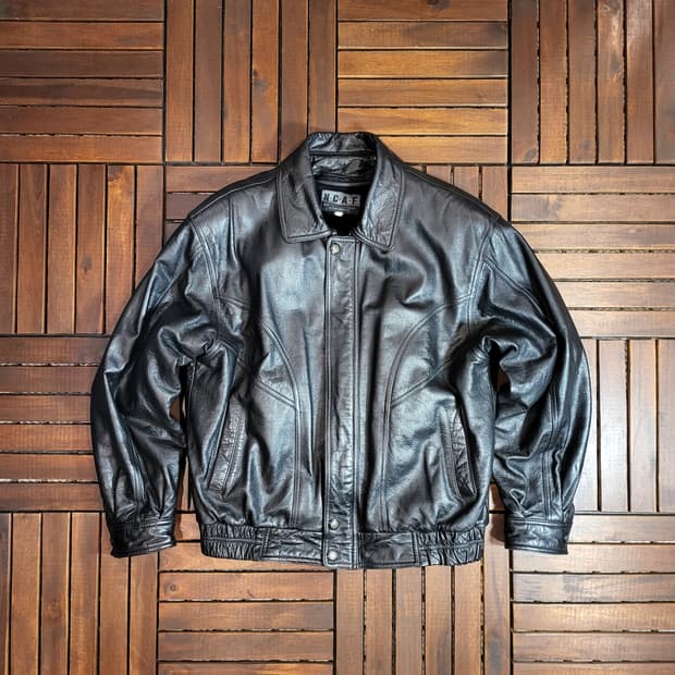 레더 봄버 자켓 (XL)