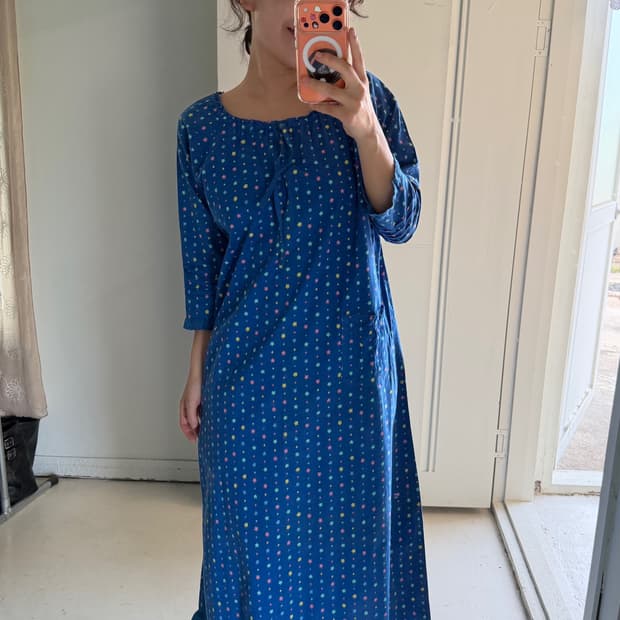 일본빈티지 모리 키치 별 원피스