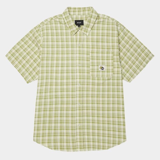 허프 huf TOTAL ECLIPSE PLAID SHIRT (L)