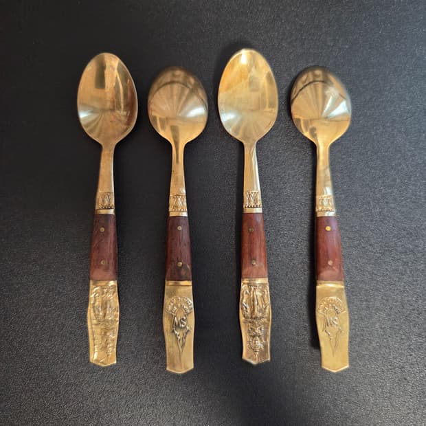 엔티크 에스닉 스푼 세트