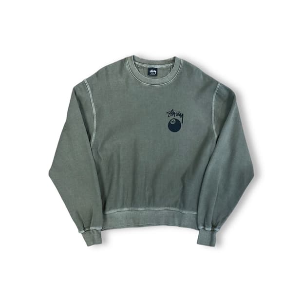 스투시 에잇볼 가먼트다이 맨투맨