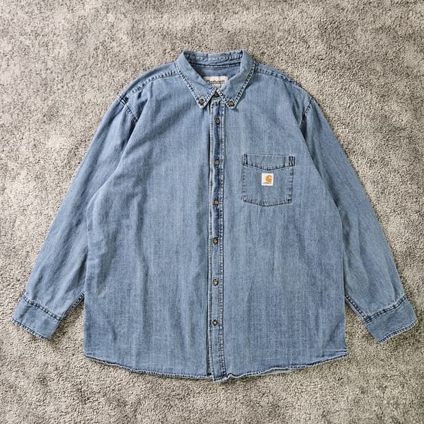 Carhartt 긴팔 데님 셔츠