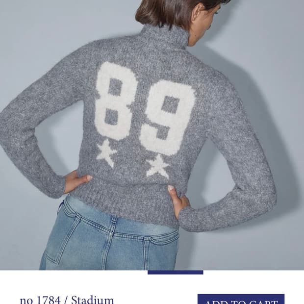 팔로마울 스타디움 니트 자켓 새상품
