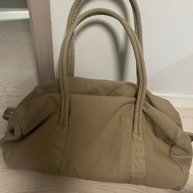 Duffle bag beige large