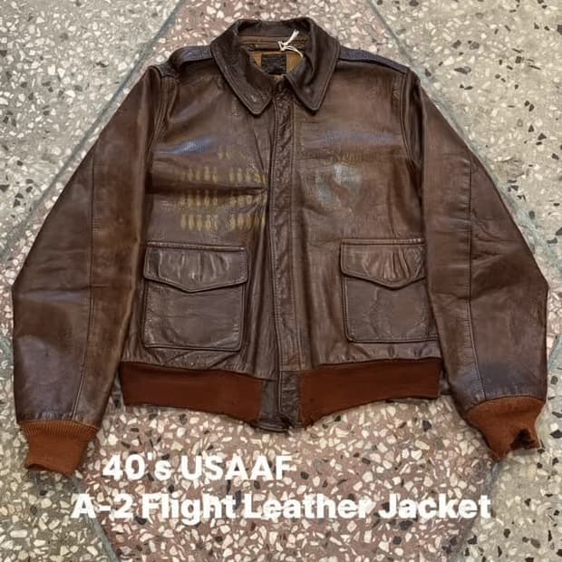 40s USAAF A-2 Flight Jacket (38)